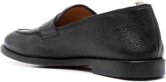 Officine Creative Opera leather Penny loafers Black