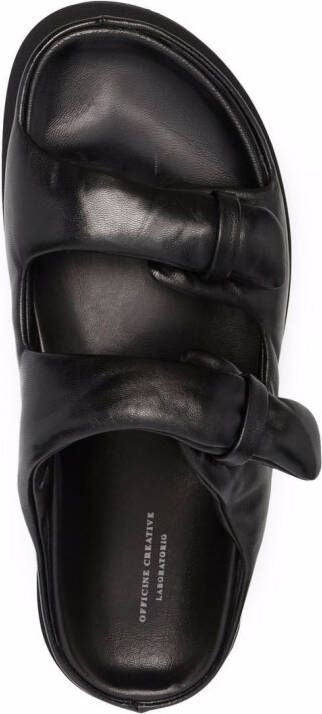 Officine Creative padded slip-on sandals Black
