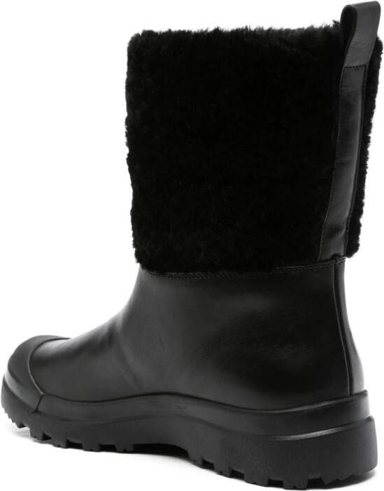 Officine Creative Pallet shearling boots Black