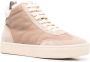 Officine Creative panelled high-top sneakers Brown - Thumbnail 2