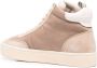 Officine Creative panelled high-top sneakers Brown - Thumbnail 3