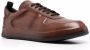 Officine Creative panelled low-top leather sneakers Brown - Thumbnail 2