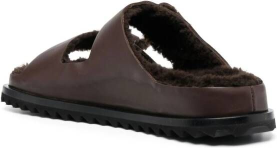Officine Creative Pelagie D'hiver slide sandals Brown