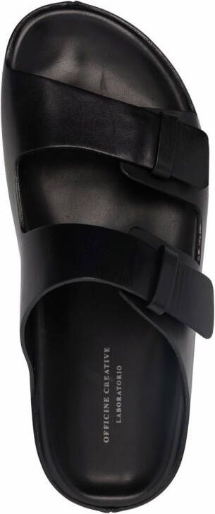 Officine Creative Pelagie leather sandals Black