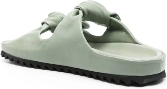 Officine Creative Pelagie leather sandals Green