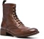 Officine Creative perforated-detail leather boots Brown - Thumbnail 2