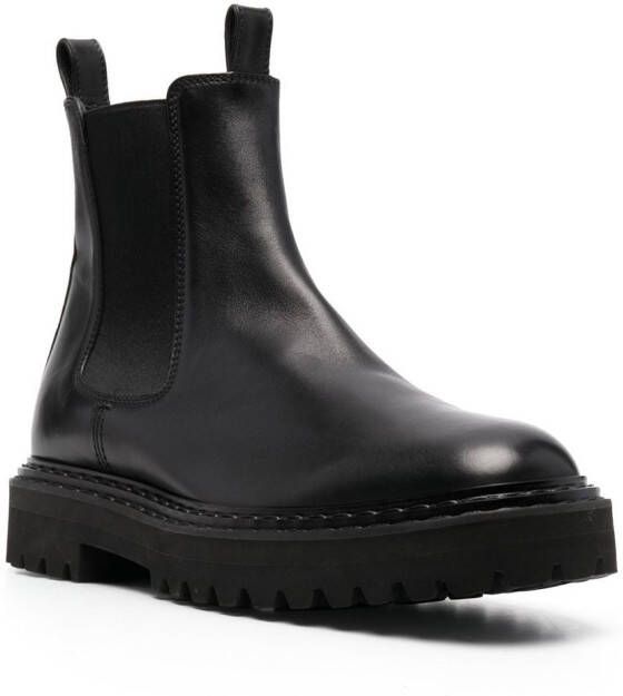Officine Creative Pistols leather boots Black