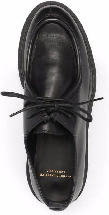 Officine Creative polished calf leather shoes Black