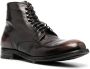 Officine Creative polished lace-up ankle boots Black - Thumbnail 2