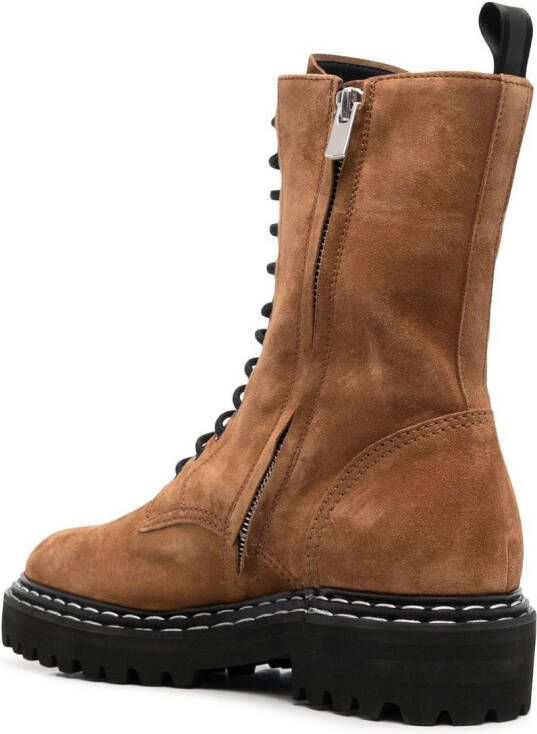 Officine Creative Provence 027 combat boots Brown