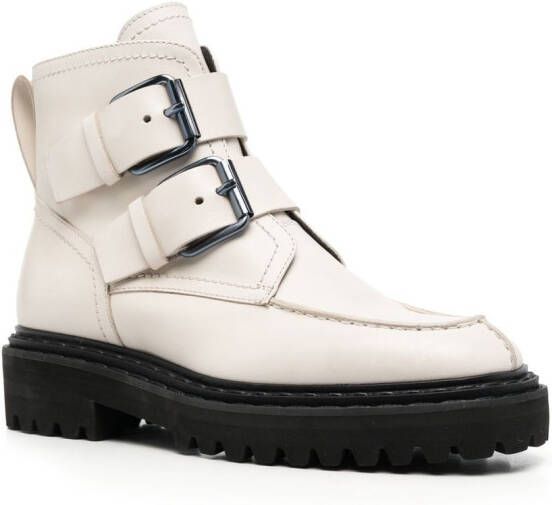 Officine Creative Provence 036 buckled ankle boots Neutrals