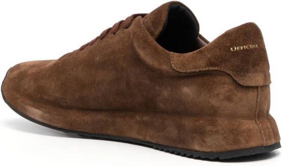 Officine Creative Race low-top leather sneakers Brown