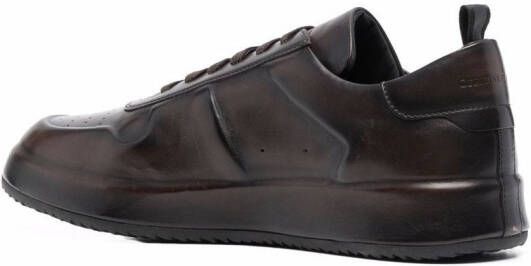 Officine Creative Race Lux low-top leather sneakers Brown