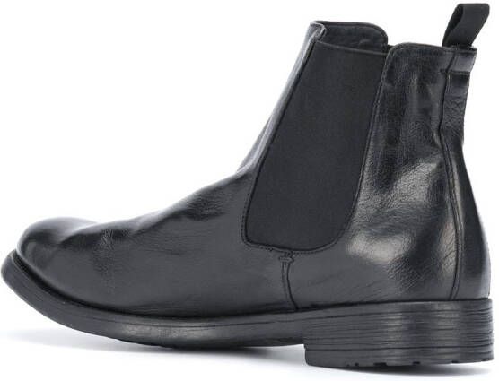 Officine Creative round toe ankle boots Black