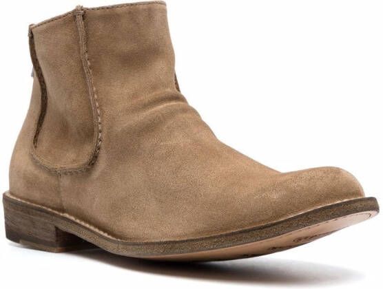 Officine Creative seam detail suede chelsea boots Neutrals