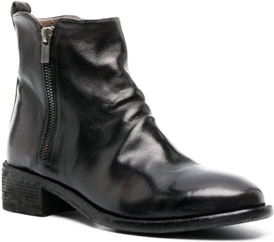 Officine Creative Seline 40mm leather boots Black