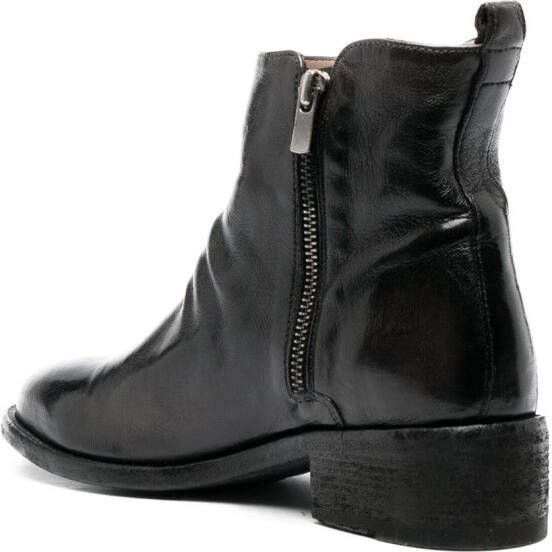Officine Creative Seline 40mm leather boots Black