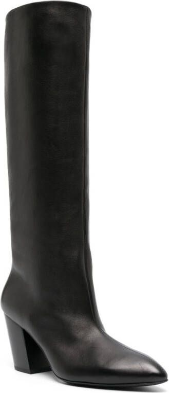 Officine Creative Sevre 006 80mm knee-high boots Black