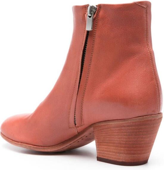 Officine Creative Shirlee leather ankle boots Red