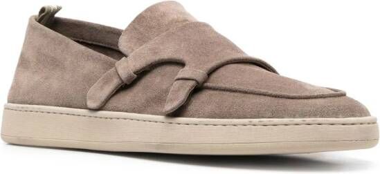 Officine Creative slip-on leather loafers Neutrals