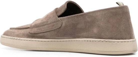 Officine Creative slip-on leather loafers Neutrals