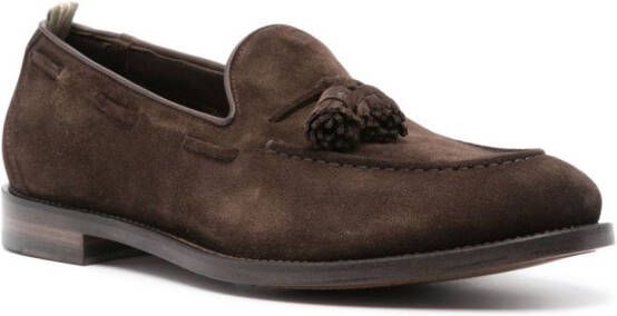 Officine Creative slip-on suede loafers Brown
