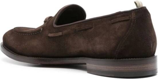 Officine Creative slip-on suede loafers Brown
