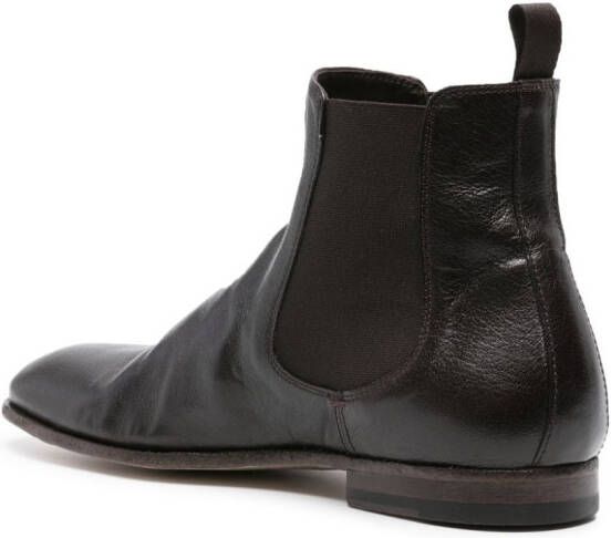 Officine Creative Solitude 004 leather Chelsea boots Black