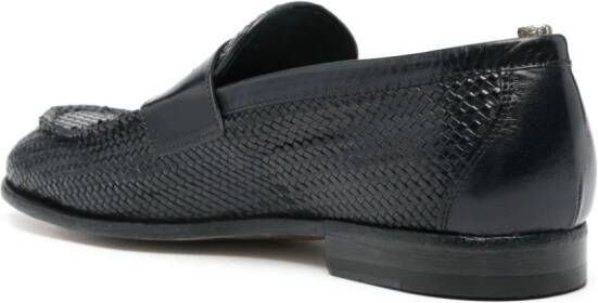 Officine Creative Solitude 005 leather loafers Blue