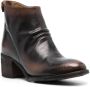 Officine Creative stacked-heel leather boots Brown - Thumbnail 2