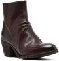 Officine Creative stacked-heel leather boots Brown - Thumbnail 2