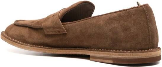 Officine Creative Steple 020 suede loafers Brown