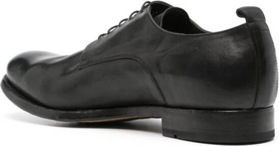 Officine Creative Stereo 20mm leather derby shoes Black