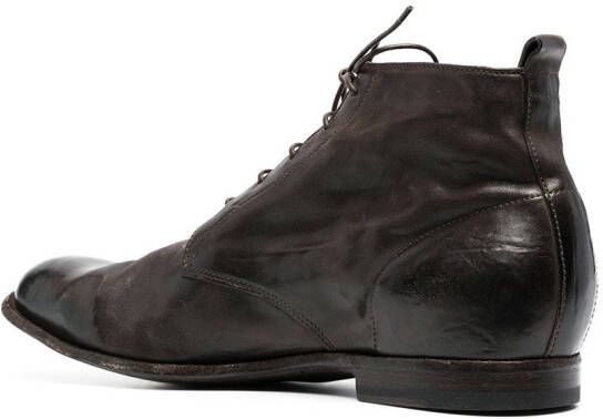 Officine Creative Stereo 4 lace-up ankle boots Brown