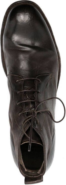 Officine Creative Stereo 4 lace-up ankle boots Brown