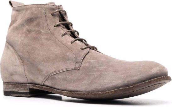 Officine Creative Stereo lace-up boots Grey