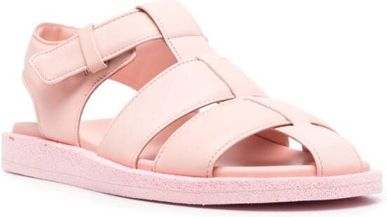 Officine Creative strappy nappa leather sandals Pink