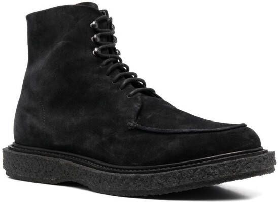 Officine Creative suede ankle boots Black