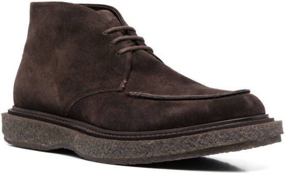 Officine Creative suede ankle boots Brown