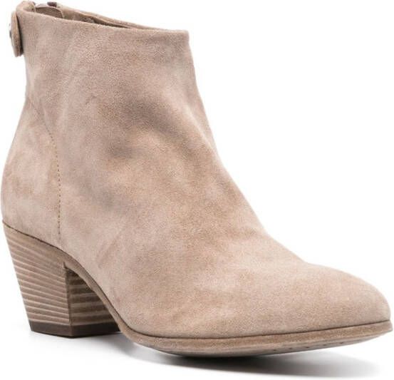 Officine Creative suede ankle boots Neutrals