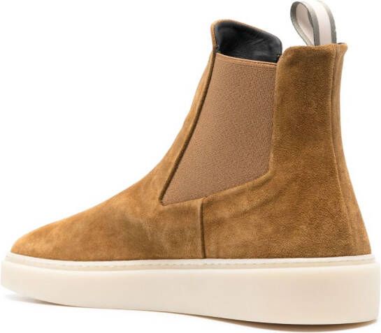 Officine Creative suede chelsea boots Brown