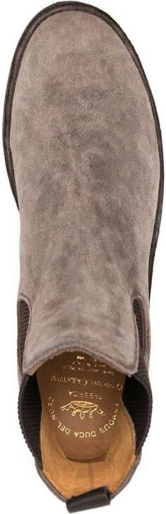 Officine Creative suede Chelsea boots Grey