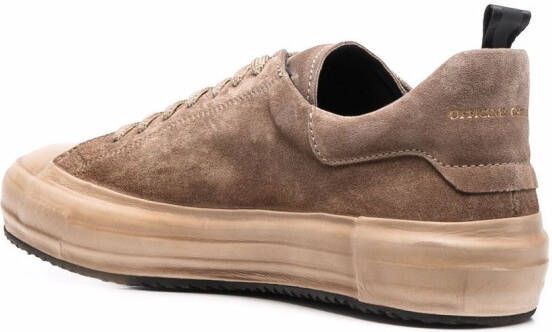 Officine Creative suede lace-up sneakers Brown