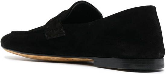 Officine Creative suede penny loafers Black