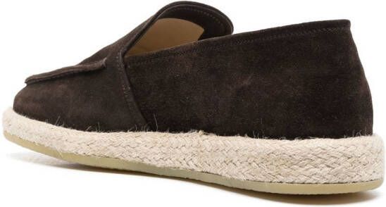 Officine Creative suede slip-on espadrilles Brown