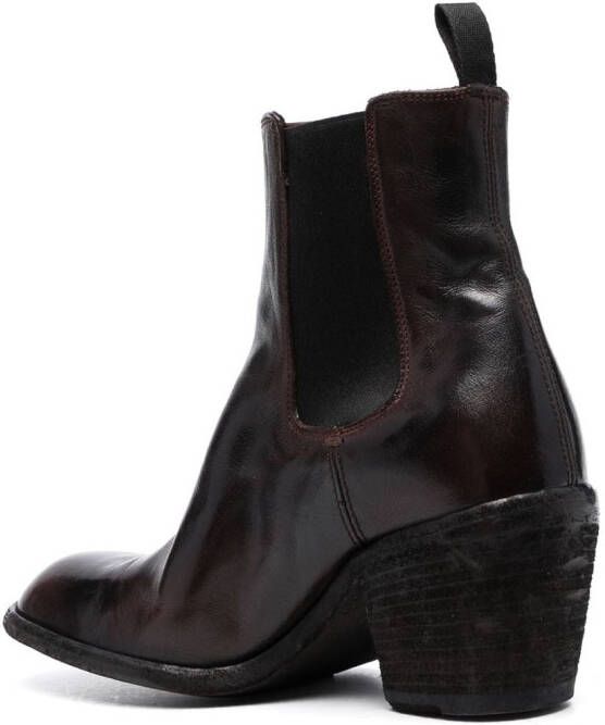 Officine Creative Sydne leather boots Brown