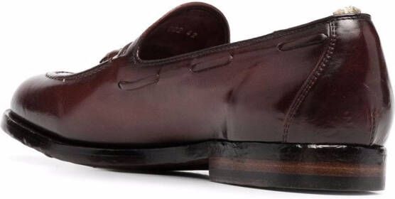 Officine Creative tassel-detail leather loafers Brown