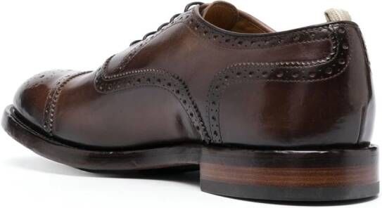 Officine Creative Temple 021 leather oxford shoes Brown