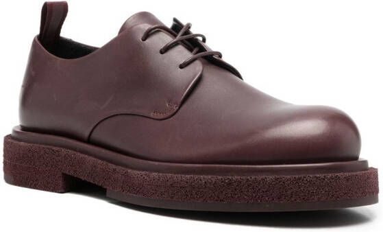 Officine Creative tonal leather brogues Red
