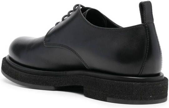 Officine Creative Tonal leather derby shoes Black